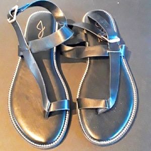 Joie sandals new size 10 black leather
